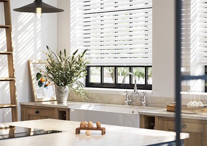 Ecowood, Emperor White Satin - Motorised Venetian Blind - Image 14